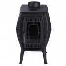 Чугунная отопительная печь Бахтинка, черная (ProMetall)