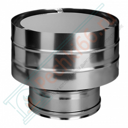 Дефлектор на трубу с изол (НЕРЖ-321/0,5-НЕРЖ-439/0,5) d-180/260 (Дымок-Lux)