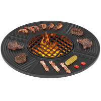 Чугунная гриль плита Gurman Ø 700 (Везувий) Чугунная гриль плита Gurman Ø 700 (Везувий)