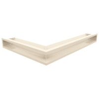 Каминная решетка угловая Luft 76,6X54,7X9 бежевая (Kratki)