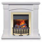 Каминокомплект Boston - Белый (Высота 925см) с электроочагом Danville Brass FB2 (Dimplex)