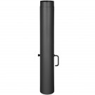 Шибер L=1000, черный d-150 (КПД)