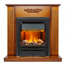 Каминокомплект Lumsden - Дуб антик с электроочагом Brookline Black