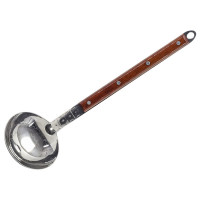 Половник для казана малый (3,5-8 л.) с деревянной ручкой 40 см