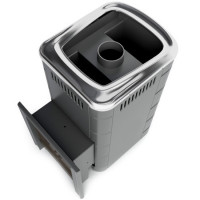 Газовая печь для бани Уренгой 2018 Inox БСЭ антрацит (T.M.F)