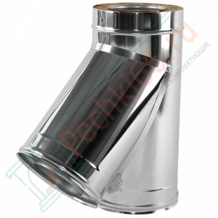 Тройник 45° V50R с изол (AISI-321/0,8-AISI-304/0,5) d-250/350 (Вулкан)