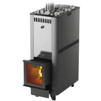 Печь для бани Костёр 28 Регистр, дверца со стеклом (Костёр) до 28 м3