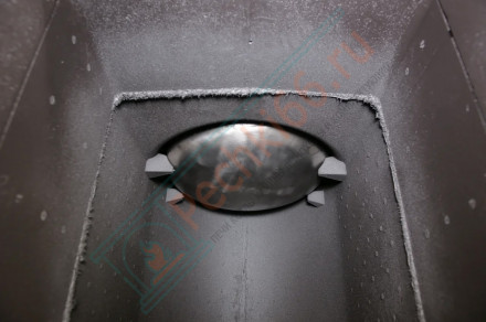 Банная печь Атмосфера L, в ламелях окаменевшее дерево NEW (ProMetall)