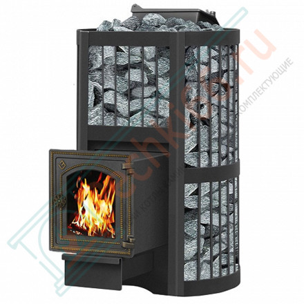 Чугунная печь для бани Ураган Стандарт 16 ДТ-4С (Везувий) до 18 м3