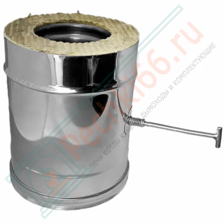 Задвижка повортная V50R с изол (AISI-321/0,8-AISI-304/0,5) d-250/350 (Вулкан)