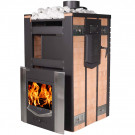 Дровяная банная печь МП-30 с парогенератором, в кирпичной облицовке (Тройка) до 30м3 Дровяная банная печь МП-30 с парогенератором, в кирпичной облицовке (Тройка) до 30м3