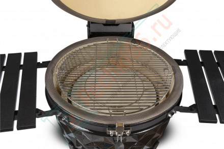 Керамический гриль Diamond Egg XL серый