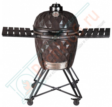 Керамический гриль Diamond Egg XL серый