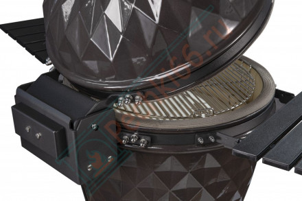 Керамический гриль Diamond Egg XL серый