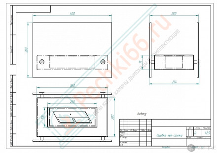 Настольный биокамин Iceberg, белый (ZeFire)