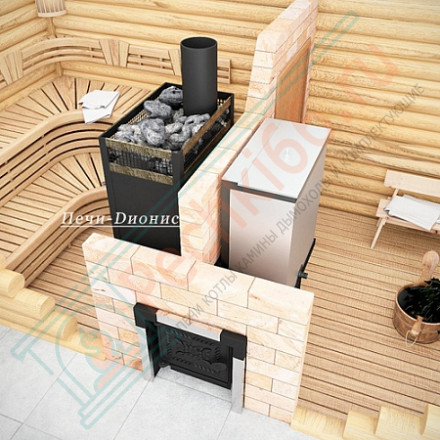 Печь банная Емельяныч - 3/S 240 Сeramic, под бак 60 л (Дионис)