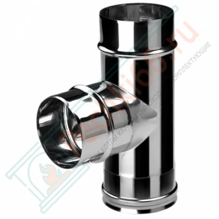 Тройник одностенный 90° (AISI-321/0,8мм) d-104 (Вулкан)