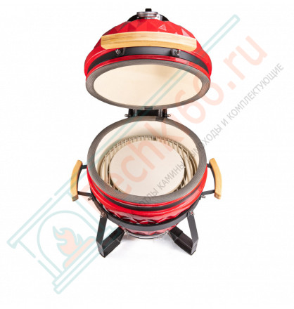 Керамический гриль Diamond Egg S красный