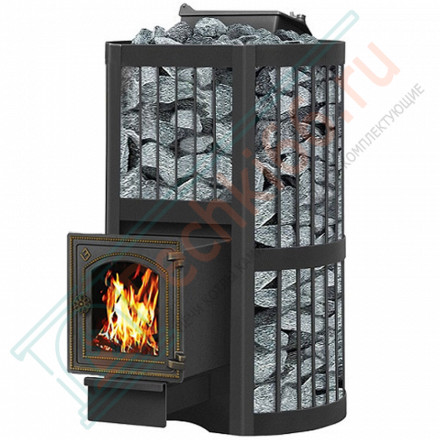 Чугунная печь для бани Ураган Стандарт 22 ДТ-4С (Везувий) до 24 м3