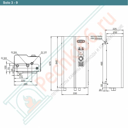 Электрокотел Solo-3 (Zota) 3 кВт
