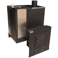 Печь для бани № 05 МИНИ, под обкладку, с баком 51 л (Тройка)