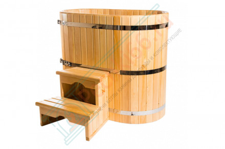 Купель кедровая овальная 78х100х120 (НКЗ)
