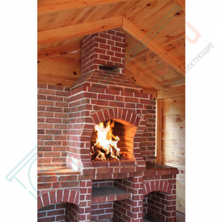 Плитка угловая Старый Кирпич, шт. (Терракот)