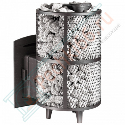 Печь банная «Атмосфера XL+» усиленная каменка, сетка нержавейка (ProMetall)