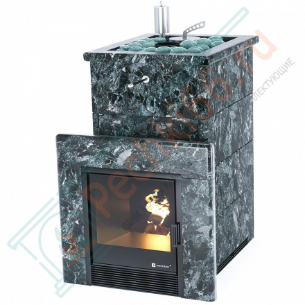 Печь для бани Сочи в пироксените с открытым верхом (ИзиСтим)