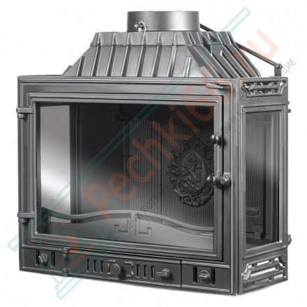 Чугунная топка W4 PLB, 3 стекла (Kaw-Met)