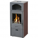 Чугунная печь-камин Laguna, коричневая (Plamen) Чугунная печь-камин Laguna, коричневая (Plamen)