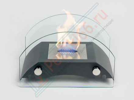 Биокамин настольный мост S, чёрный (LuxFire)