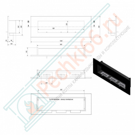 Биокамин DELTA 3 (Kratki)