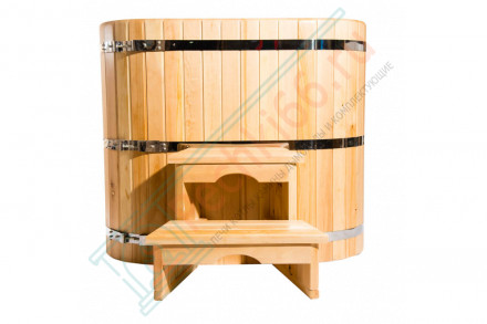 Купель кедровая овальная 100х170х100 (НКЗ)