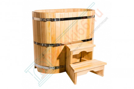 Купель кедровая овальная 100х170х100 (НКЗ)