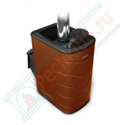 Печь для бани Гейзер 2014 Carbon ДА ЗК терракота (T.M.F) до 18 м3