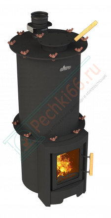 Дровяная банная печь Grill'D Denisov Short