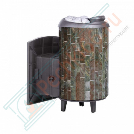 Печь банная «Атмосфера L» ламели «Жадеит» наборный (ProMetall)