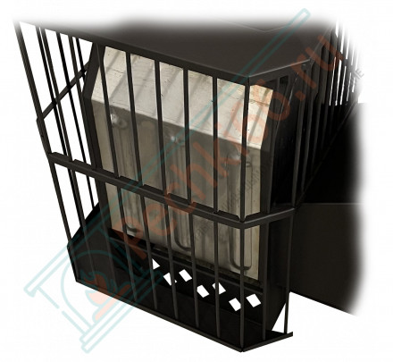 Банная печь Пегас-16 сетка, закрытая каменка (Pegas)