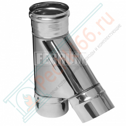 Тройник 45° (НЕРЖ-430/0,8) d-115 (Ferrum HF)