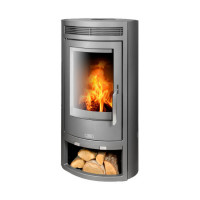 Печь-камин Arktis 4, серая сталь (ABX)