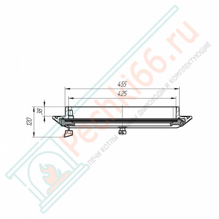 Дверца панорамная «Артика» (Prometall)