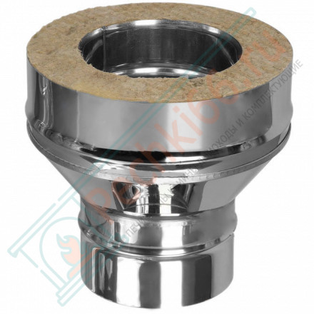 Переход конус моно-термо V50R (AISI-321/0,8-AISI-304/0,5) d-120/220 (Вулкан-Cerablanket)