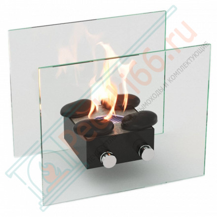 Биокамин Лондон S, чёрный (LuxFire)