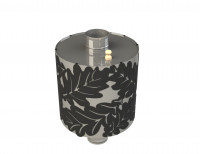 Бак на трубе Dubravo (AISI-439/0.8мм), 50л, d-115 (Grill'D)