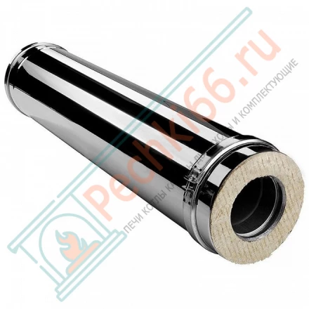 Сэндвич труба V50R с изол L=1000 (AISI-321/0,8-ОЦИНК-RAL/0,5) d-250/350 (Вулкан)