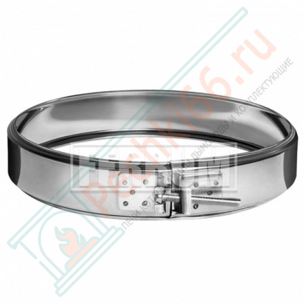 Хомут обжимной (НЕРЖ-430/0,5) d-197 (Феррум)