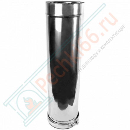 Сэндвич труба для дымохода L=1000 (AISI-316L/0,8-AISI-304/0,5) d-130/230 (Craft-HF-50B)