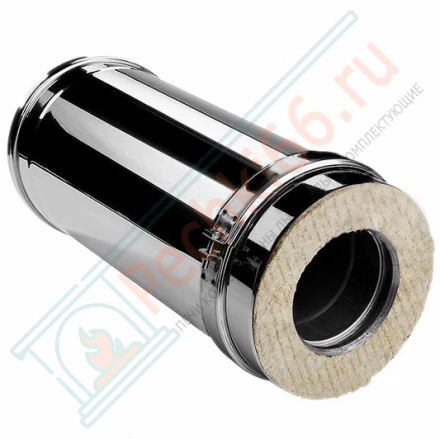 Сэндвич труба V50R с изол L=500 (AISI-321/0,5-AISI-304/0,5) d-300/400 (Вулкан)