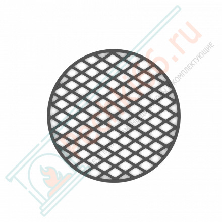 Решетка чугунная круглая "СТЕЙК" Ø 314мм